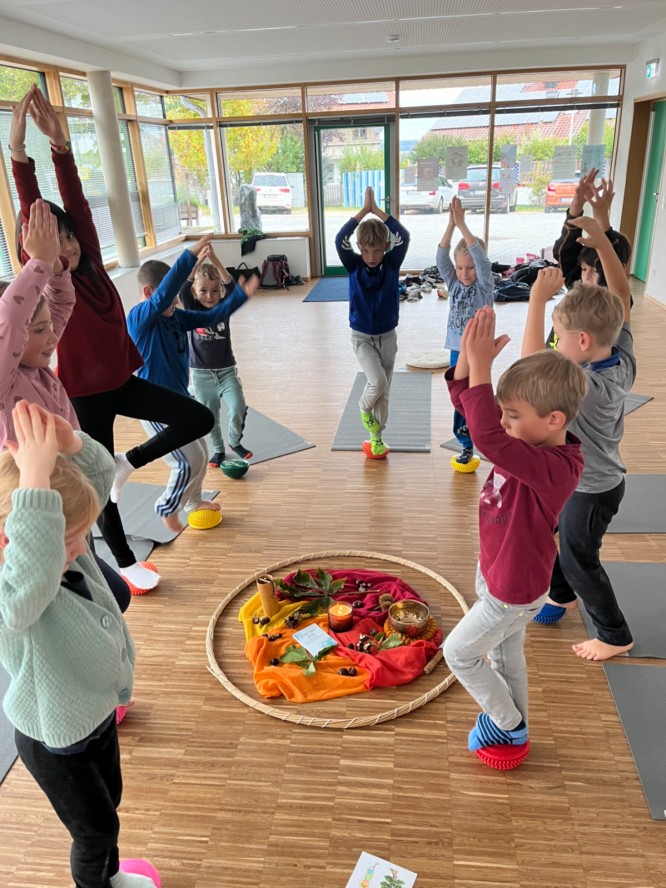 Balanceübung "der Baum"