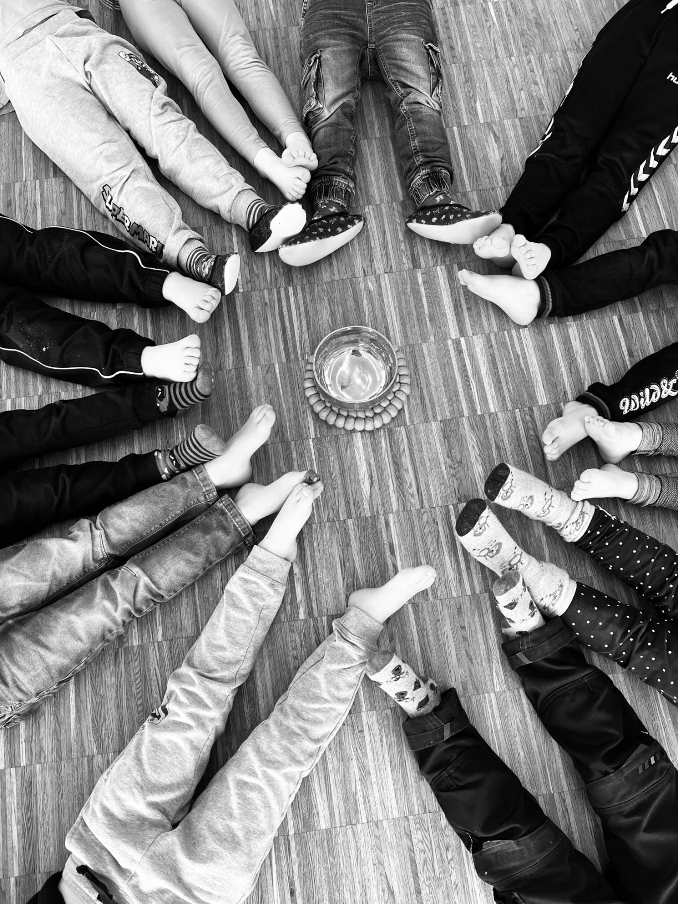 Ruheübung mit der Klangschale Sonnenatmung