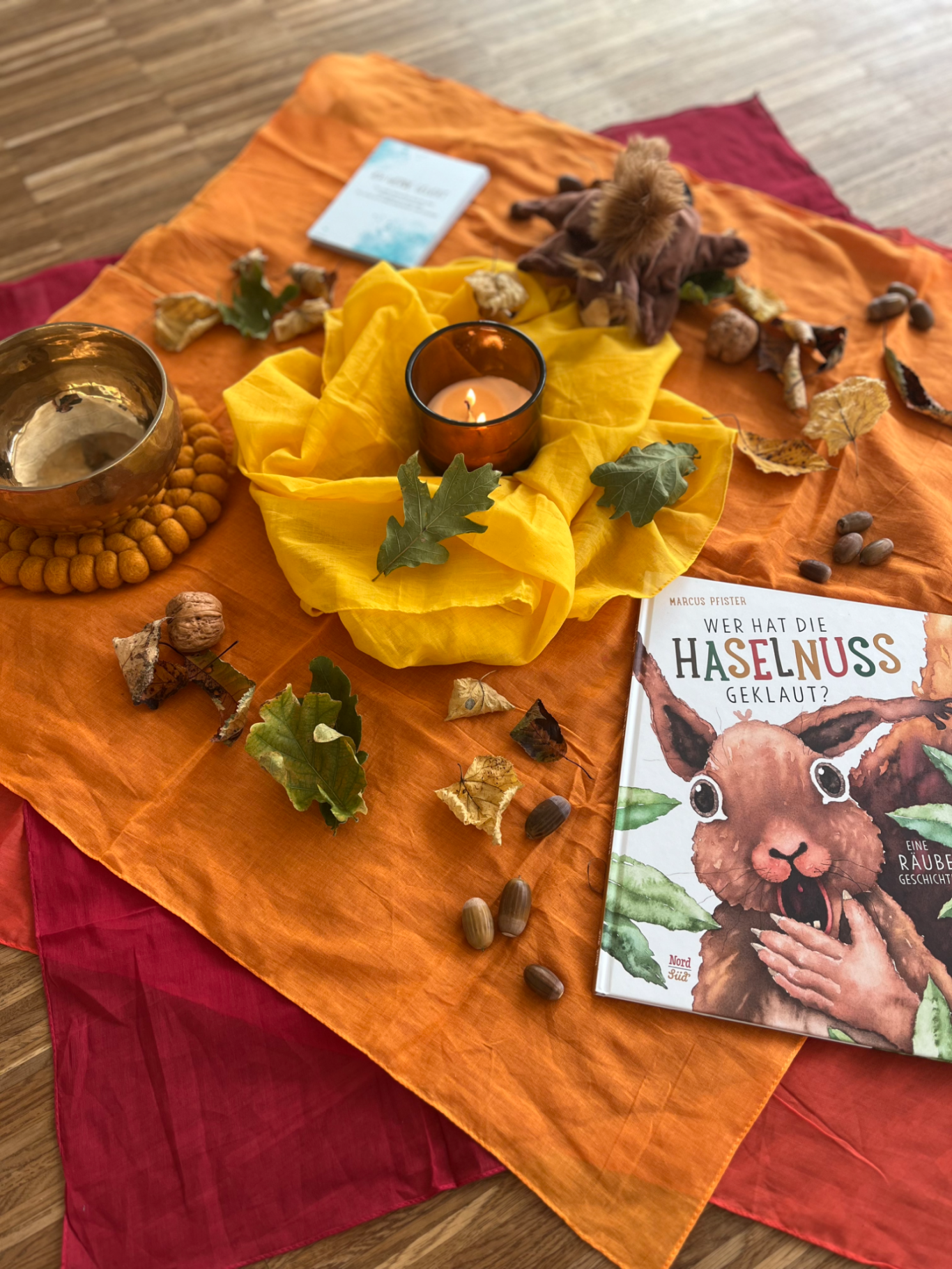 Bilderbuchyoga - wer hat die Haselnuss geklaut